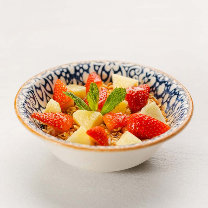 YOGURT, GRANOLA, FRUITS