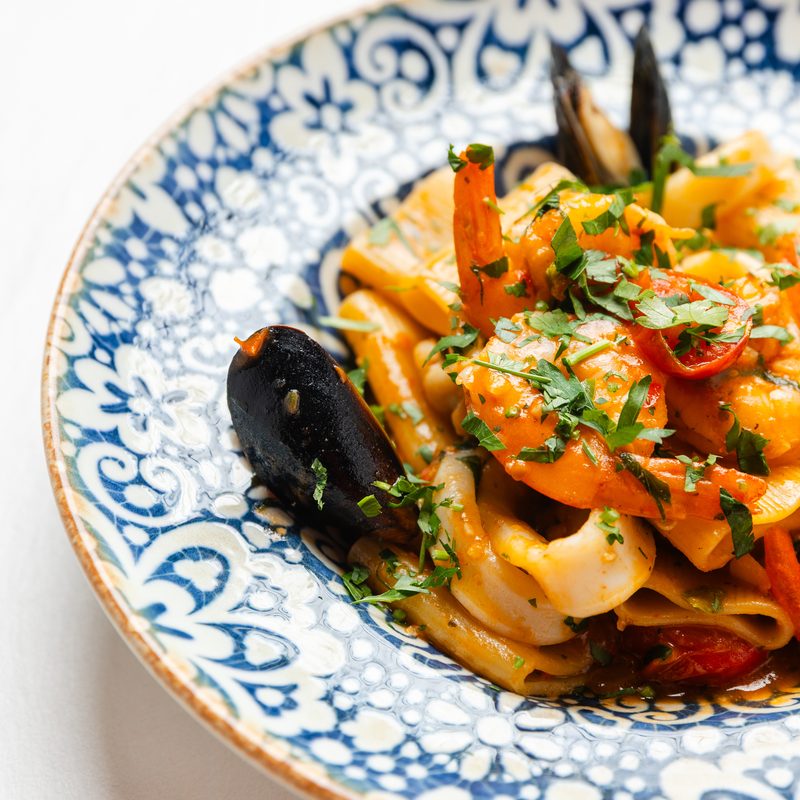 Paccheri with Seafood