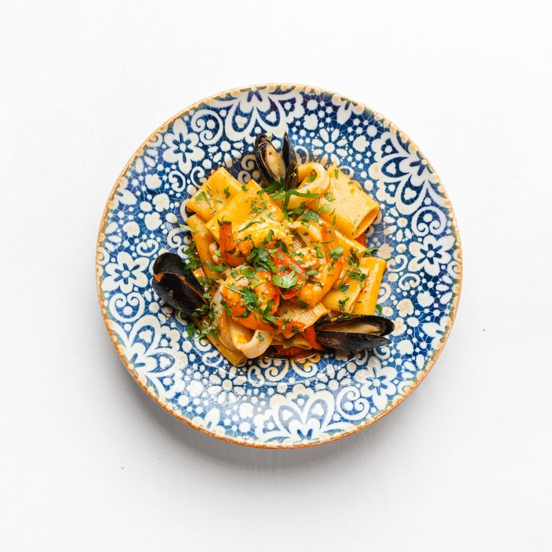 Paccheri with Seafood